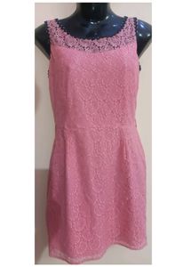 Pink Net Dress