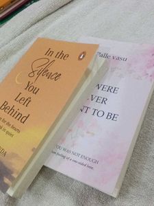 Set of 2 Books: In the Silence &amp; We Were Never Mea