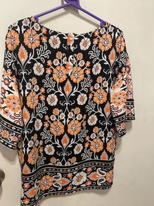 WAREHOUSE Brand Tunic Top