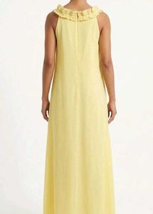 Flowy Yellow Ethnic gown