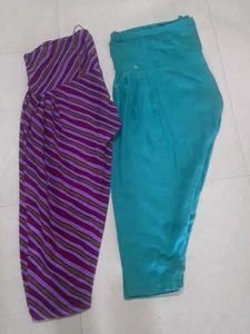 set of two salwars.in good condition.
