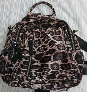 Animal Print Backpack