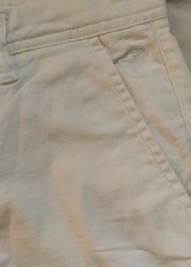 Cream Chino Pants