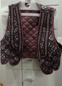 Quilted Ethnic Vest