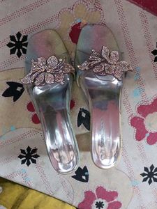 Sparkling Embellished Heeled Sandals