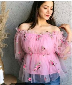 Floral Embroidered Top