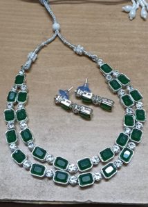 green emerald necklace