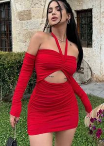Red Bodycon Mini Dress