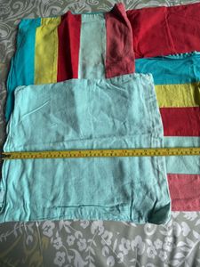 Colorful Striped Cushion Covers (Set of 4)