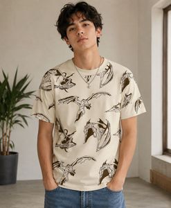 Men's Dragon Print T-Shirt