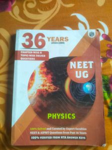 NEET UG Physics Solved Questions Book