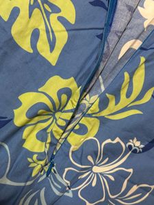 Blue Floral Maxi Dress