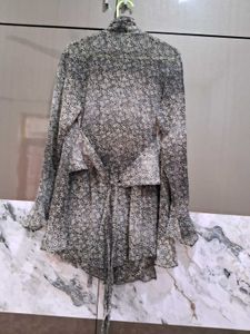 Sheer Floral Print Kimono Cardigan