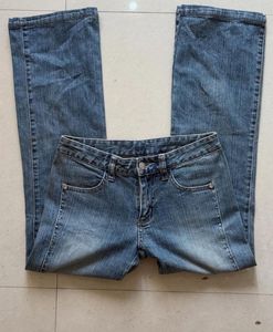 yk2 Classic Blue Denim Flare Jeans