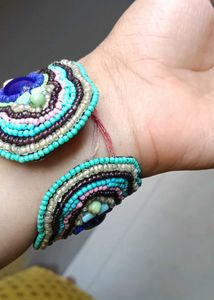 Boho Beaded Cuff Bracelet