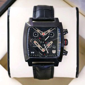 TAG Heuer V4 Watch - Rose Gold &amp; Brown Leather