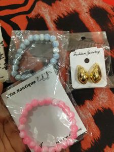 Chic Jewelry Set: Earrings &amp; Bracelets