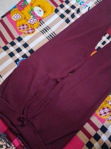 Maroon Jogger Pants