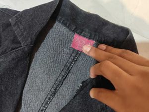 Stylish Black Denim Jacket