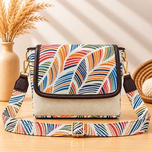 Jute Print Crossbody Bag