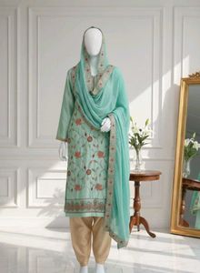 Elegant Embroidered Kameez and Dupatta