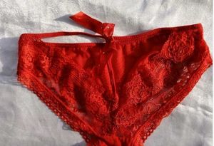 Red Lace Briefs