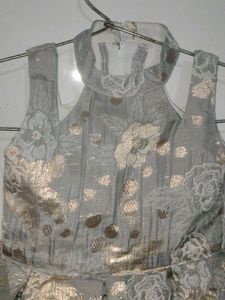 Sparkly Floral Dress for Girls