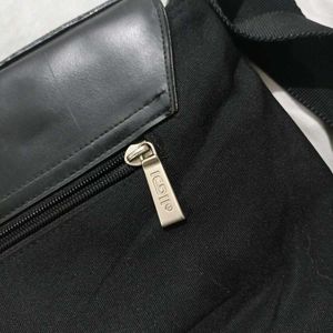 Sleek Black Laptop Briefcase Bag