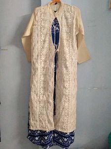 Embroidered Kurti with Pants