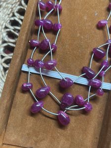 sunji  ruby Beaded Necklace