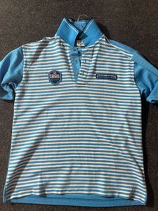Dunlop Striped Polo T-Shirt