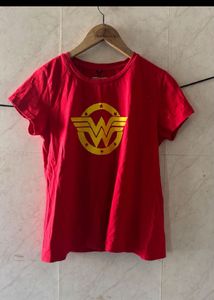 Wonder Woman Graphic T-Shirt with jeans