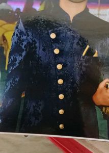 Men's Blue Floral Jodhpuri set