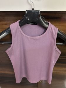 Basic Purple Sleeveless Top