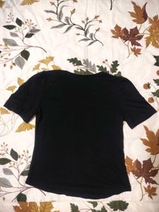 🇨🇦🇺🇸Chic Black Top with Bow🇺🇸🇨🇦