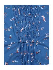 Elle Kids Blue Printed Jumpsuit .Rakhi Sell