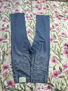 Classic Blue Denim Flare Jeans