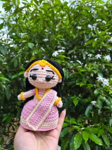 Handmade Crochet Radharani
