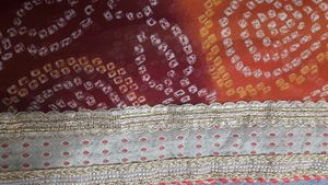 Bandni Saree With Blouse Piece