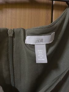 Chic Olive Green Ruched Dress