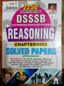 DSSSB Reasoning Chapterwise Solved Papers