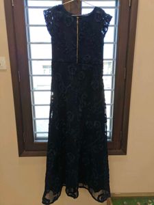 Navy Blue Partywear Gown