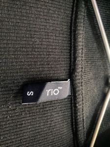 Black Long Sleeve Collared Top