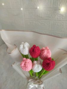 Crochet Tulip Bouquet