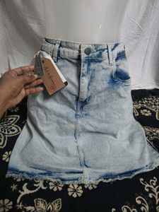 Vintage Mast &amp; Harbour Wash Denim Mini Skirt