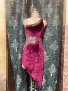women velvet party dress