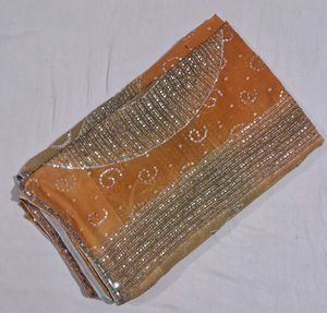Embellished Saree with Blouse