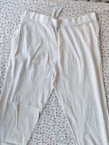 Comfortable White Cotton Salwar Pants