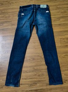 Baggy Vintage Look Blue Jeans