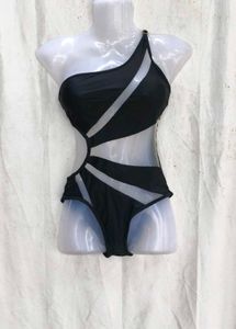 I. Chic Black One-Piece Swimsuit